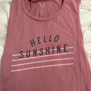 Vuori Hello Sunshine Sleeveless Top - Pink